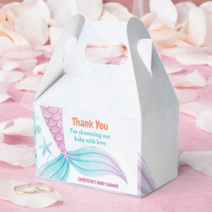 Under the Sea Mermaid Baby shower party Favour Box