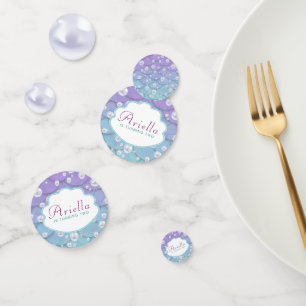 Under the Sea Mermaid Birthday Pearls Confetti