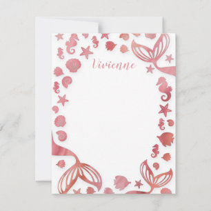 Under the Sea Mermaid Card