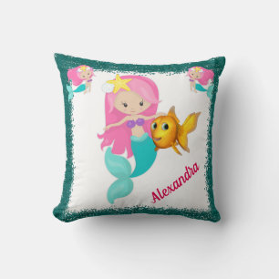 Under the Sea Mermaid Cushion