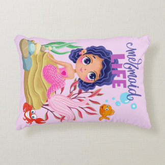 Under the Sea Mermaid Life Personalised Decorative Cushion