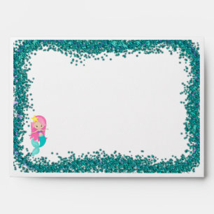 Under the Sea Mermaid Party Envelope