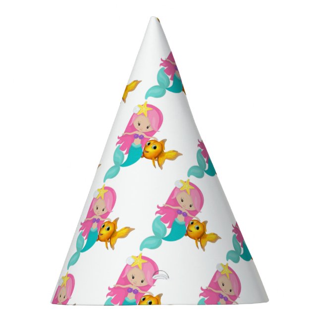 Under the Sea Mermaid Party Hat (Right)