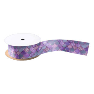 Under the Sea Mermaid Scales Satin Ribbon