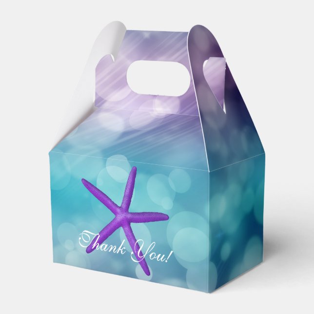 Under The Sea Mermaid Tail Party Favour Boxes (Front Side)