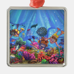 Under the Sea Metal Tree Decoration