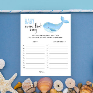 Under the sea - Name that song baby shower game