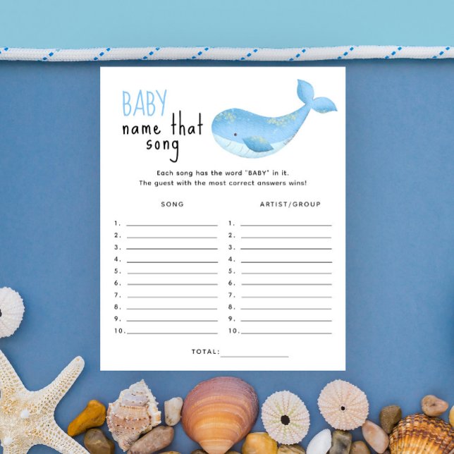 Under the sea - Name that song baby shower game (Creator Uploaded)