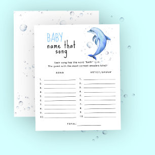 Under the sea - Name that song baby shower game