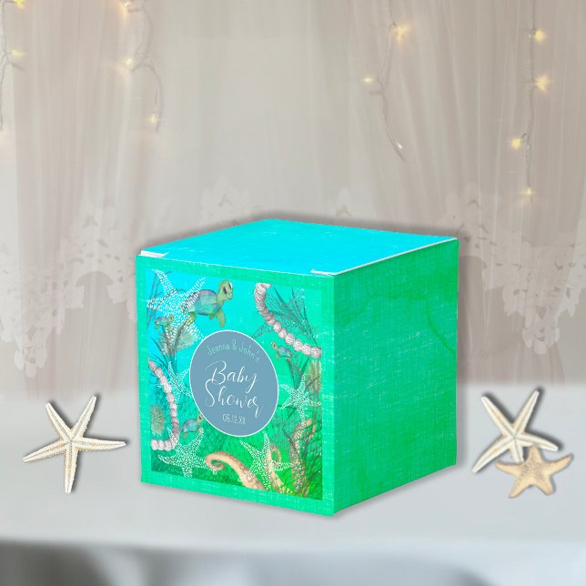 Under The Sea Nautical Baby Shower Favour Box (Under The Sea Nautical Baby Shower Favor Box)
