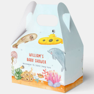 Under The Sea Nautical Marine Baby Shower Favour Box