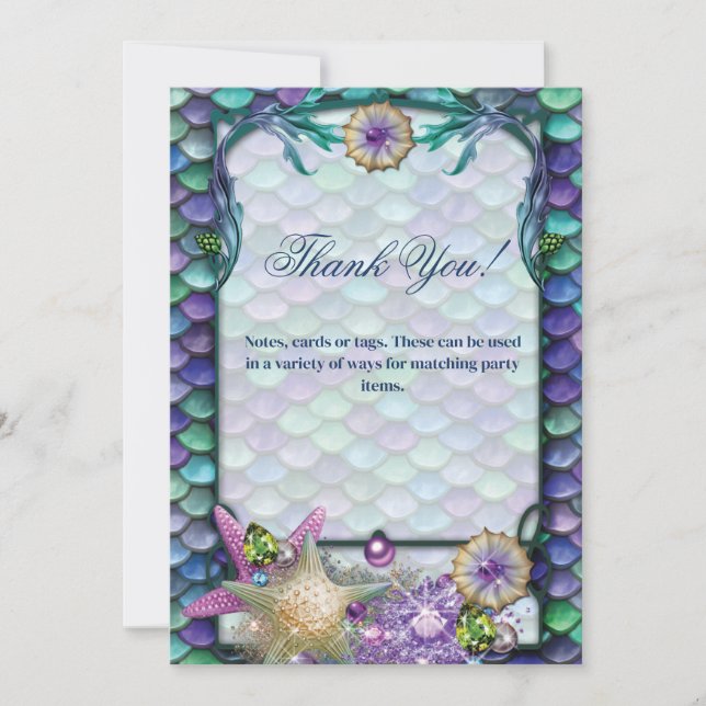 Under the Sea Note Card (Front)