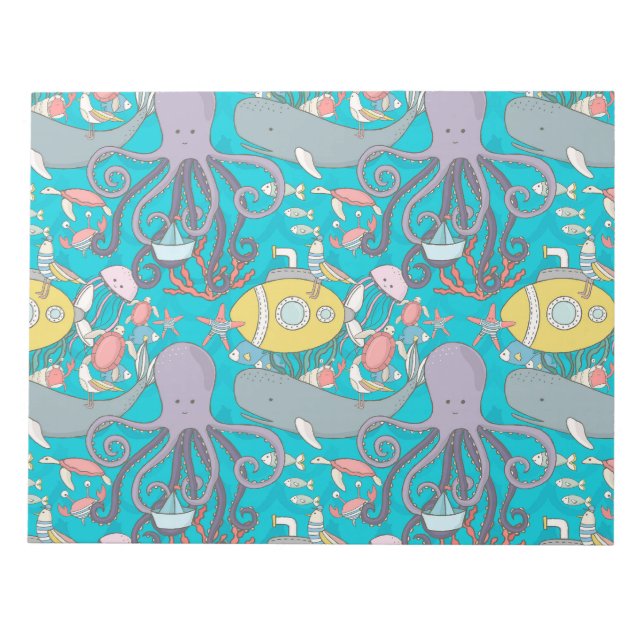 UNDER THE SEA Notepad (Front)