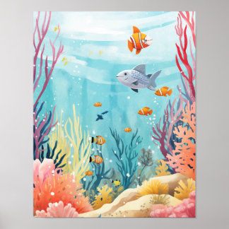 Under the Sea Nursery art print