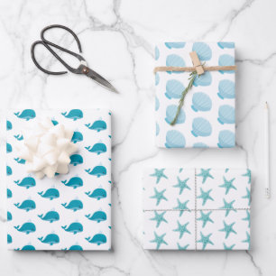 Under The Sea, Ocean Animals Wrapping Paper Sheet