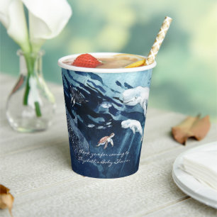 Under the Sea   Ocean Baby Shower Paper Cups