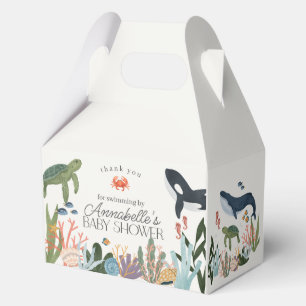 Under the Sea Ocean Baby Shower Party Favors Favour Box