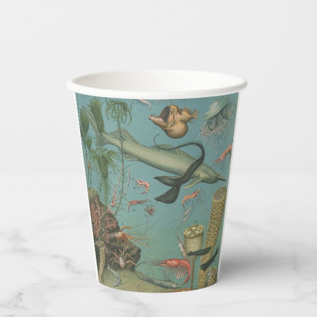 Under the sea Ocean Marine animal party Paper Cups (Front)
