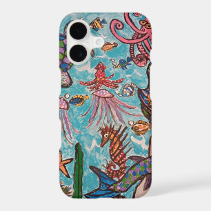 Under the Sea Ocean Scene — Mermaid Turtle Octopus