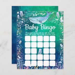 Under The Sea Ocean Themed Baby Shower Bingo