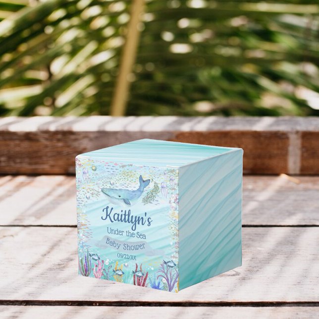 Under The Sea | Ocean Themed Baby Shower Favour Box (Creator Uploaded)