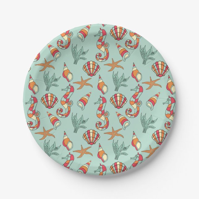 Under The Sea Paper Plate (Front)