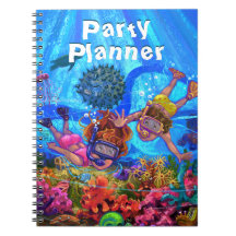Under The Sea Party Planner Notebook