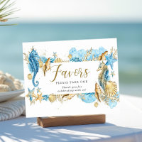 Under the Sea Party & Shower Favours Sign