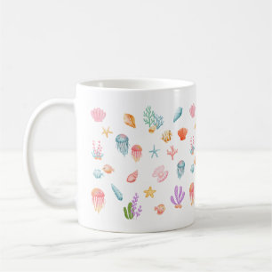 Under The Sea Pattern Coffee Mug