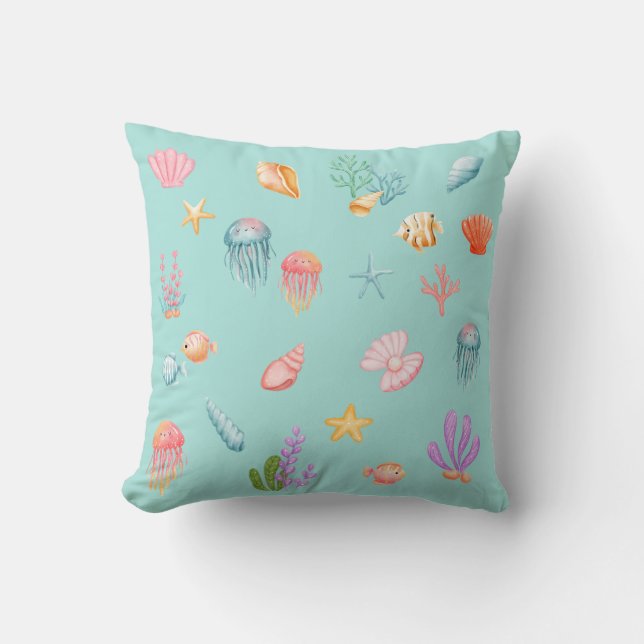 Under The Sea Pattern Cushion (Front)