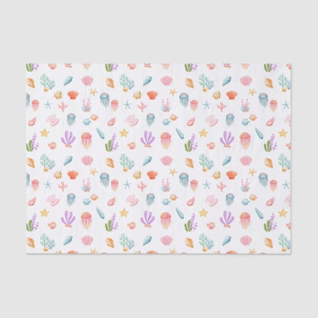 Under The Sea Pattern Tissue Paper (Front)