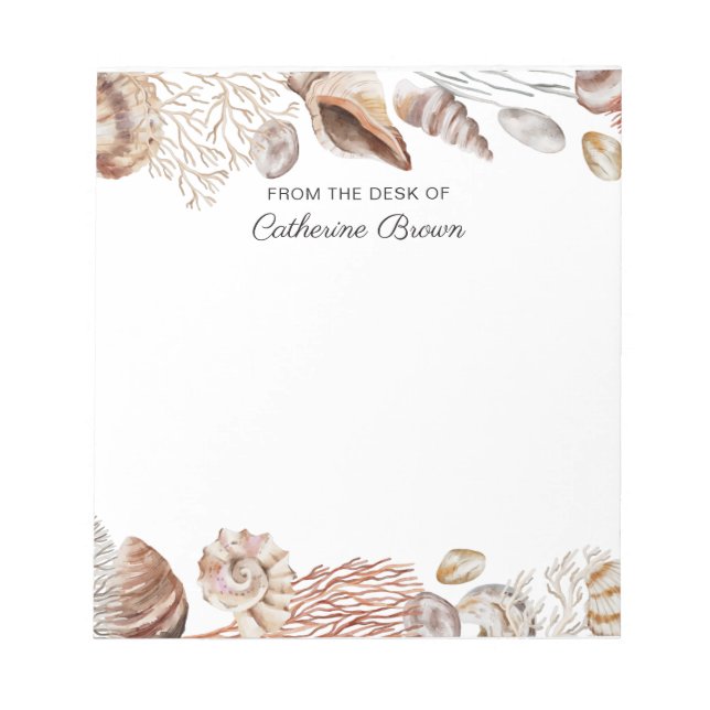 Under the sea personalised notepad (Front)