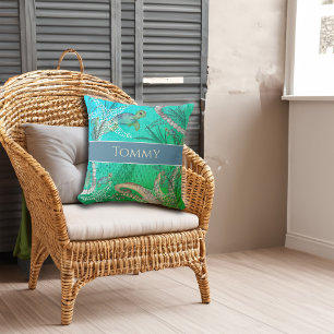 Under the Sea Personalised Turtle Cushion