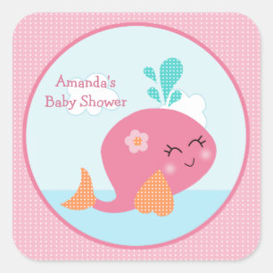 Under the Sea/Pink/Girl Stickers/Envelope Seals