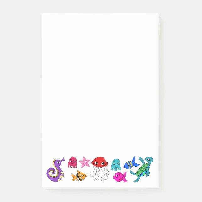 Under the Sea Post-it Notes (Front)