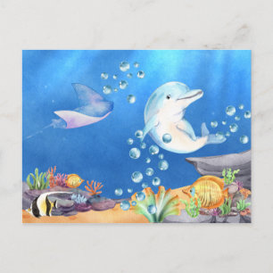 Under the sea postcard