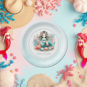 “Under the Sea Princess” Mermaid Birthday Party Paper Plate