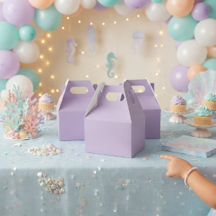 Under the Sea Purple Favour Box  Modern Ocean 