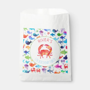 Under The Sea Rainbow Fish Birthday Baby Shower Favour Bag