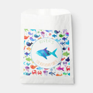 Under The Sea Rainbow Fish Birthday Baby Shower Favour Bag