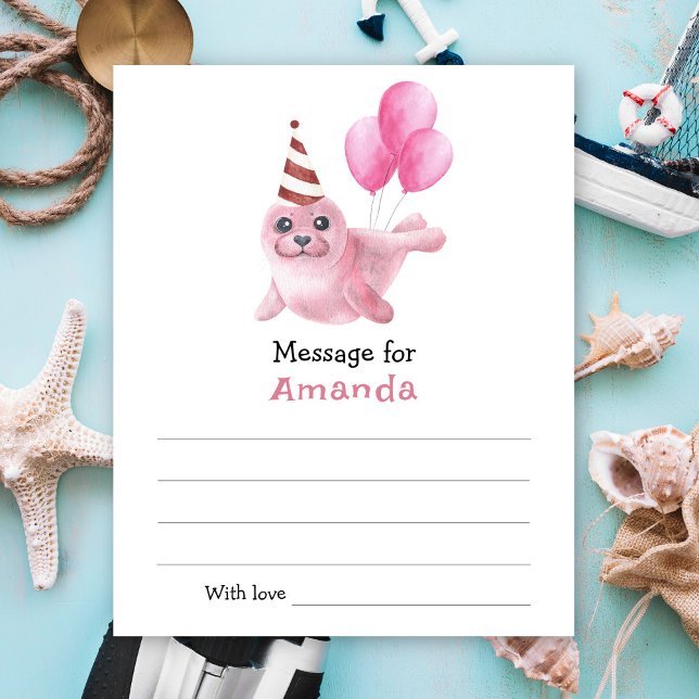 Under the sea Seal Birthday time capsule message (Creator Uploaded)