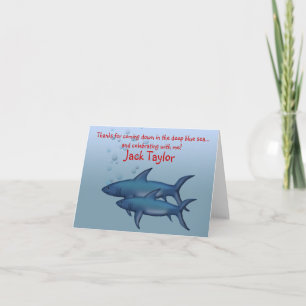 Under the Sea Shark Note cards