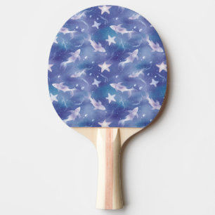 Under The Sea: Sharks Ping Pong Paddle
