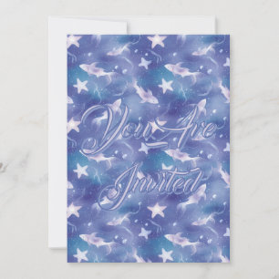 Under The Sea; Sharks Thank You Card