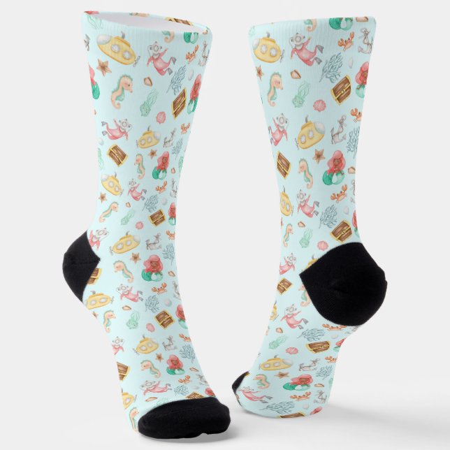 Under The Sea Socks (Angled)
