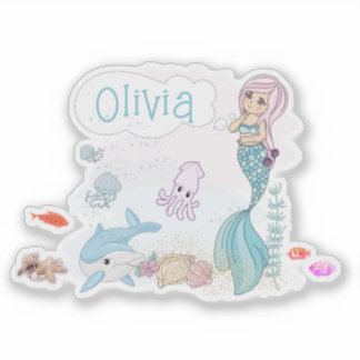 Under the Sea Sweet Mermaid Personalized