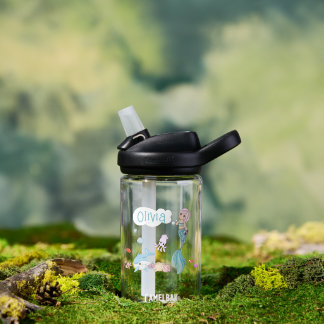 Under the Sea Sweet Mermaid Personalized Water Bottle