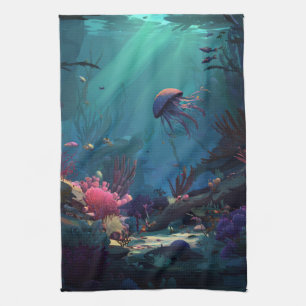 Under The Sea Tea Towel