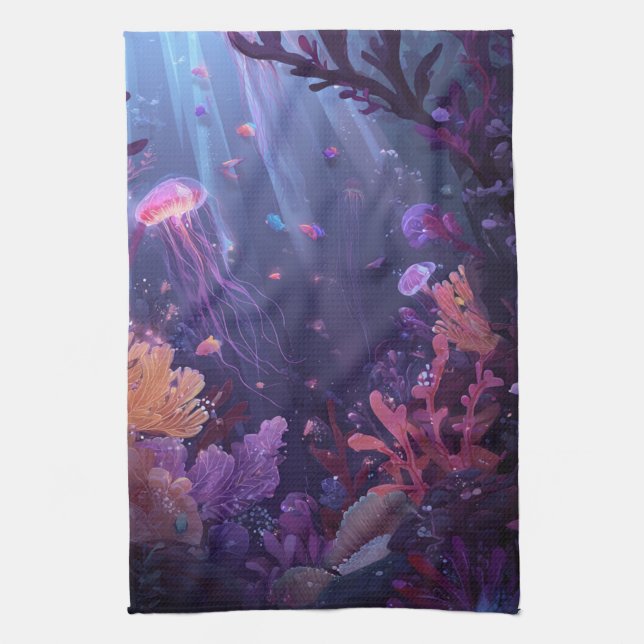 Under The Sea Tea Towel (Vertical)