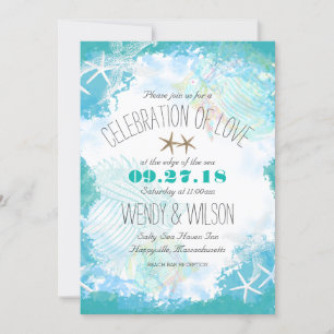 Under the Sea Tropical Fish Celebration of Love Invitation